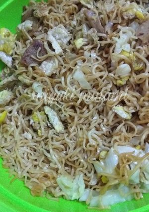 Foto resep Mie goreng bakso