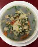 Canh nghêu khế cà chua thì là