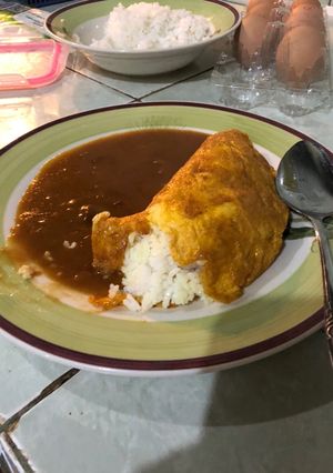 Foto resep Omurice sederhana