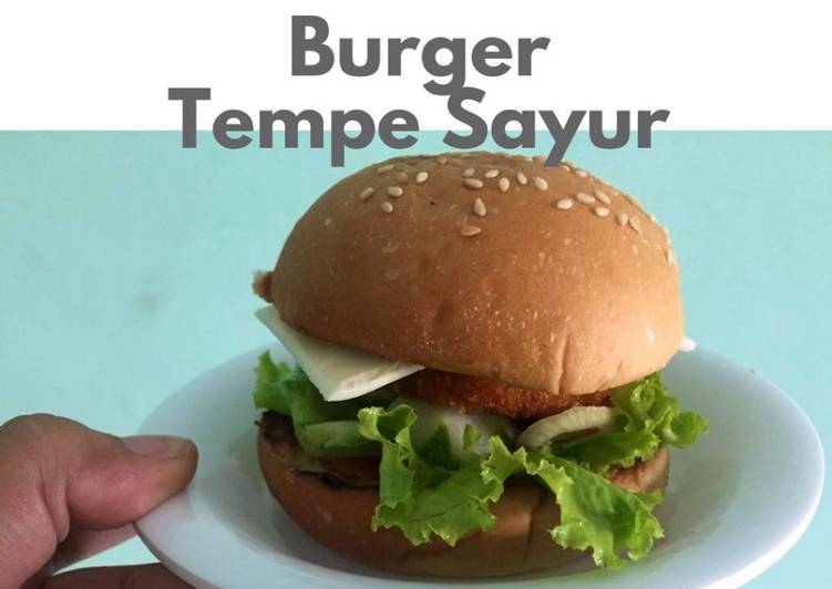 Resep Burger Tempe Sayur Anti Gagal