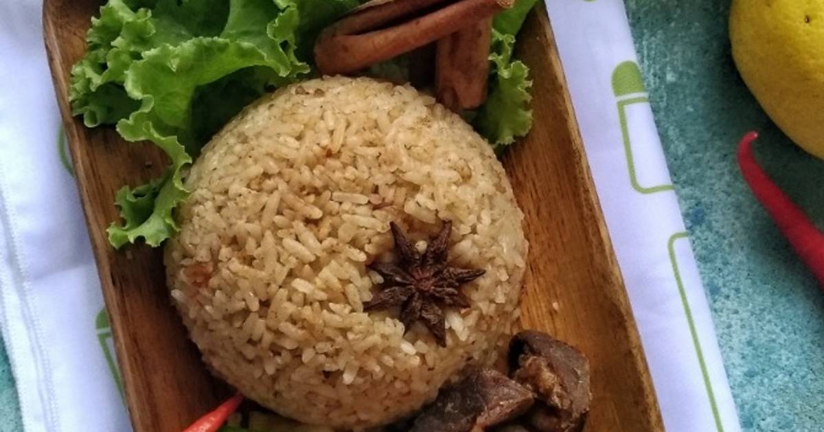 Resep Nasi Kebuli Daging Sapi (Rice Cooker) oleh Rina Okta Cookpad