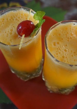 কমলা ব্লসম মকটেল (Orange blossom mocktail recipe in Bengali) রেসিপির প্রধান ছবি