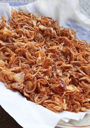 Foto resep Bawang goreng renyah dan gurih