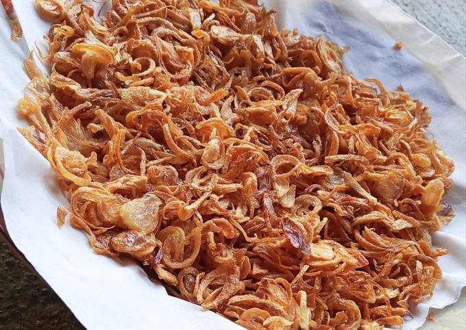 Resep Bawang Goreng Renyah Dan Gurih Oleh Aqila Syafiqa Cookpad