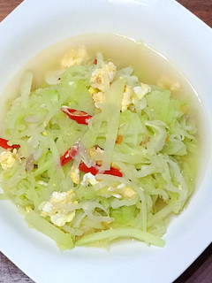 Foto resep Tumis labu telur orak arik