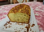 Une photo de cake pistache