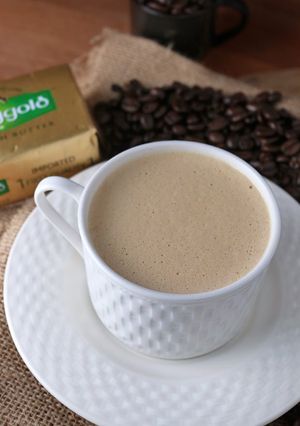 A picture of Bulletproof Coffee.