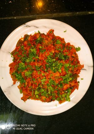 A picture of Bhaji Masala Roti.