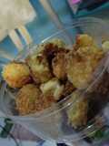 Cheese and sausages ball