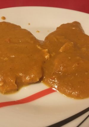 Una foto de Lomo en salsa de tomate