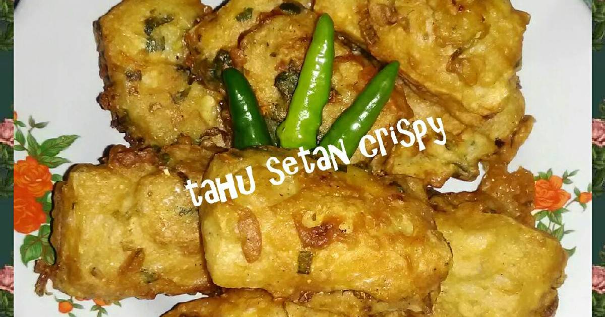 gambar tahu isi pedas Resep Tahu setan crispy oleh liafumi Cookpad