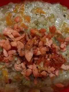 Foto resep MPASI 9M+ (Bubur Suir Tumis Ikan Salmon)