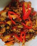 Sò lông xào sả ớt