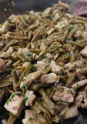 Une photo de Reste de gigot poêlés