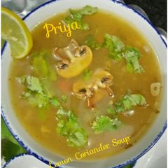A picture of Lemon Coriander Soup.
