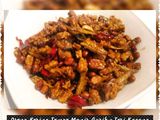 Oseng Kering Tempe Manis dengan Teri dan Kacang