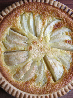 A picture of Pear & Custard Tart.
