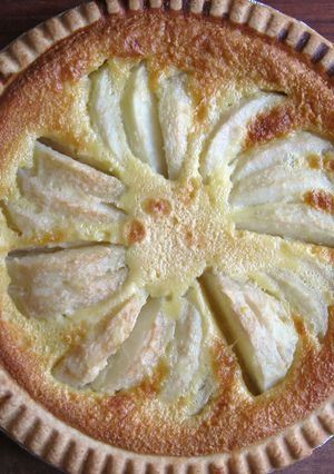 A picture of Pear & Custard Tart.