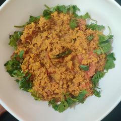 A picture of Spicy Soya Oats.
