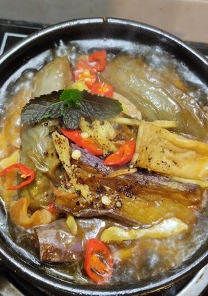 Hình của món Cà tím tay cầm.