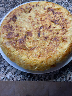 Una foto de Tortilla de patata con manzana