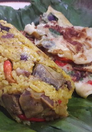 Foto resep Nasi Pepes Bakar