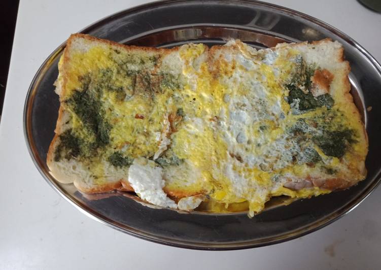 Egg open sandwich