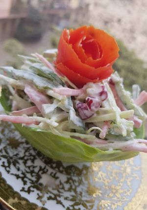 A picture of Russian salad.