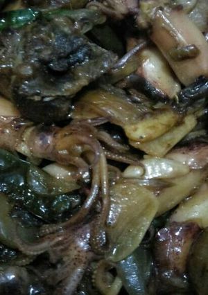 Foto resep Tumis Cumi Kering Cabe Hijau