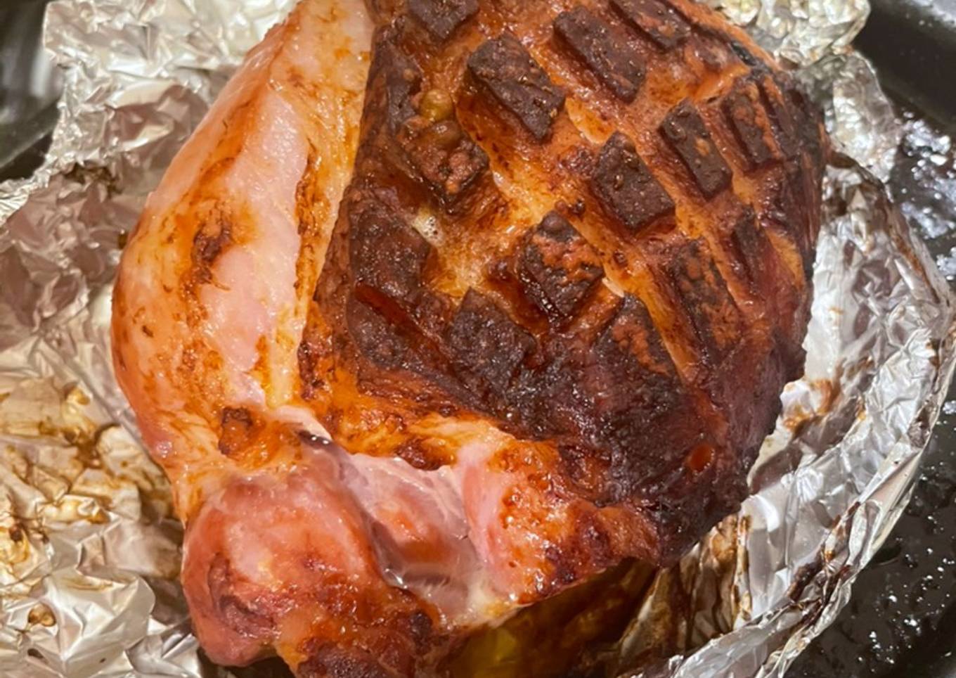 Christmas Crackling Gammon