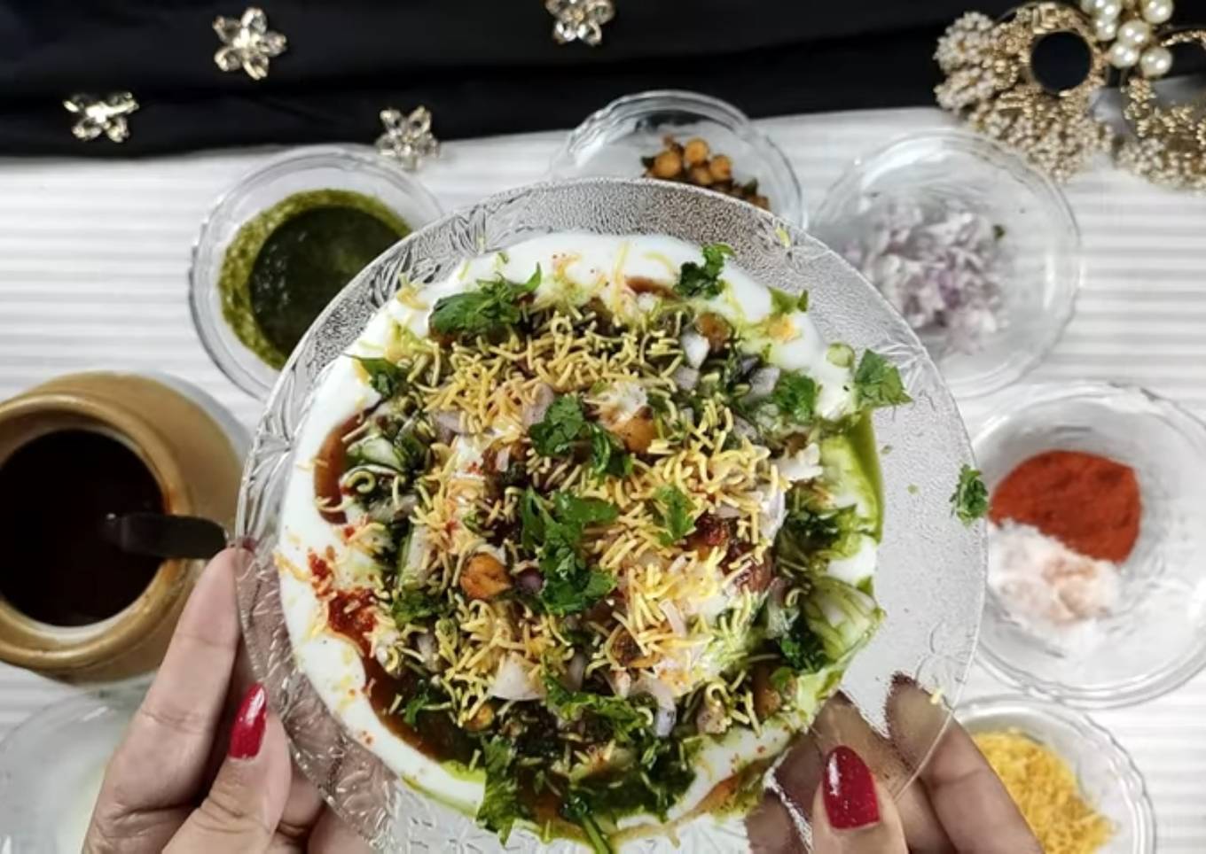 Chickpea Stuffed Aloo tikki