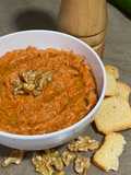 Muhammara o Crema de pimientos rojos con nueces