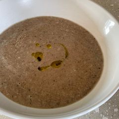 Dairy Free Creamy Mushroom Soup A picture of Dairy Free Creamy Mushroom Soup.