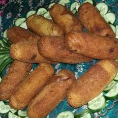 A picture of Keema bread rolls #Cookpad Ramadan ksath.