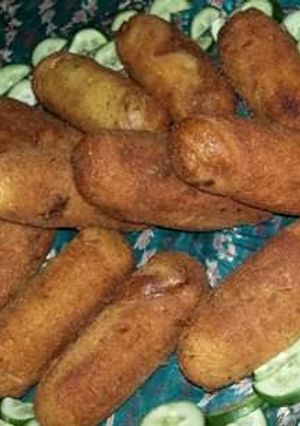 A picture of Keema bread rolls #Cookpad Ramadan ksath.