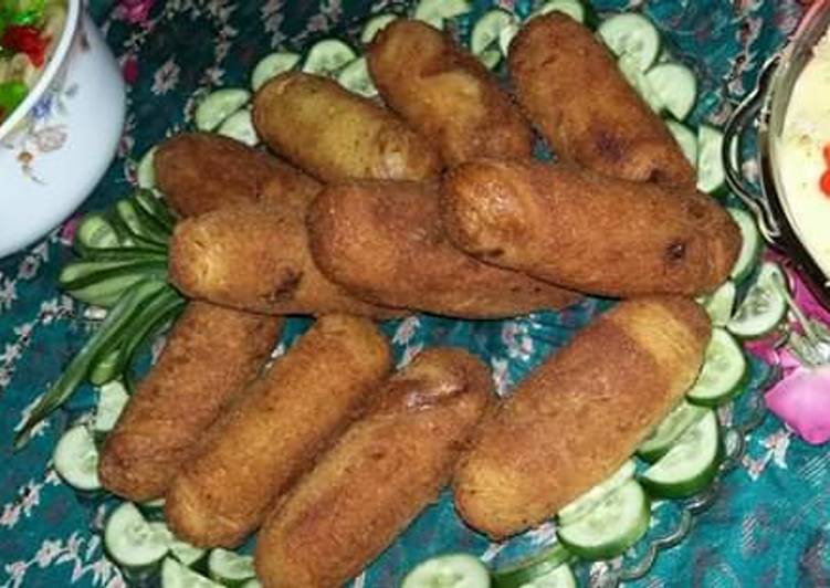 Recipe of Quick Keema bread rolls #Cookpad Ramadan ksath