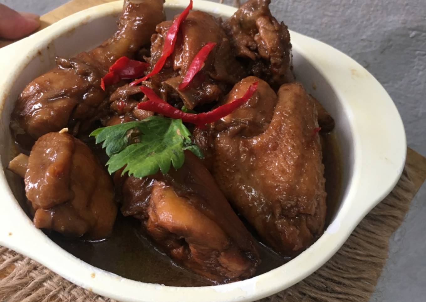 Ayam bistik bumbu kecap