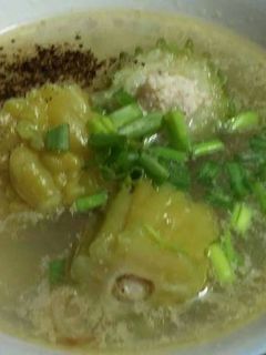 Hình của món Canh khổ qua nhồi thịt.