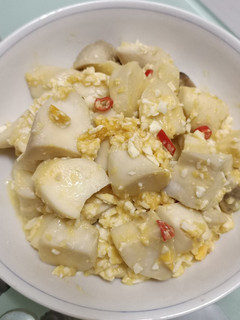金沙杏鮑菇 的食譜成品照片