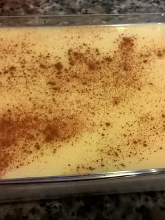 Una foto de Natillas al carajillo de Baileys (licor crema de whisky)