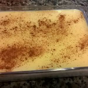 Natillas al carajillo de Baileys (licor crema de whisky)