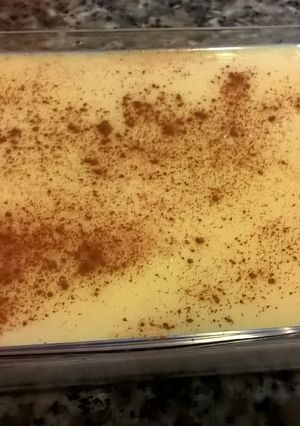 Una foto de Natillas al carajillo de Baileys (licor crema de whisky)