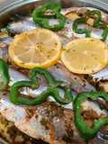 Tajín de pescado con verduras