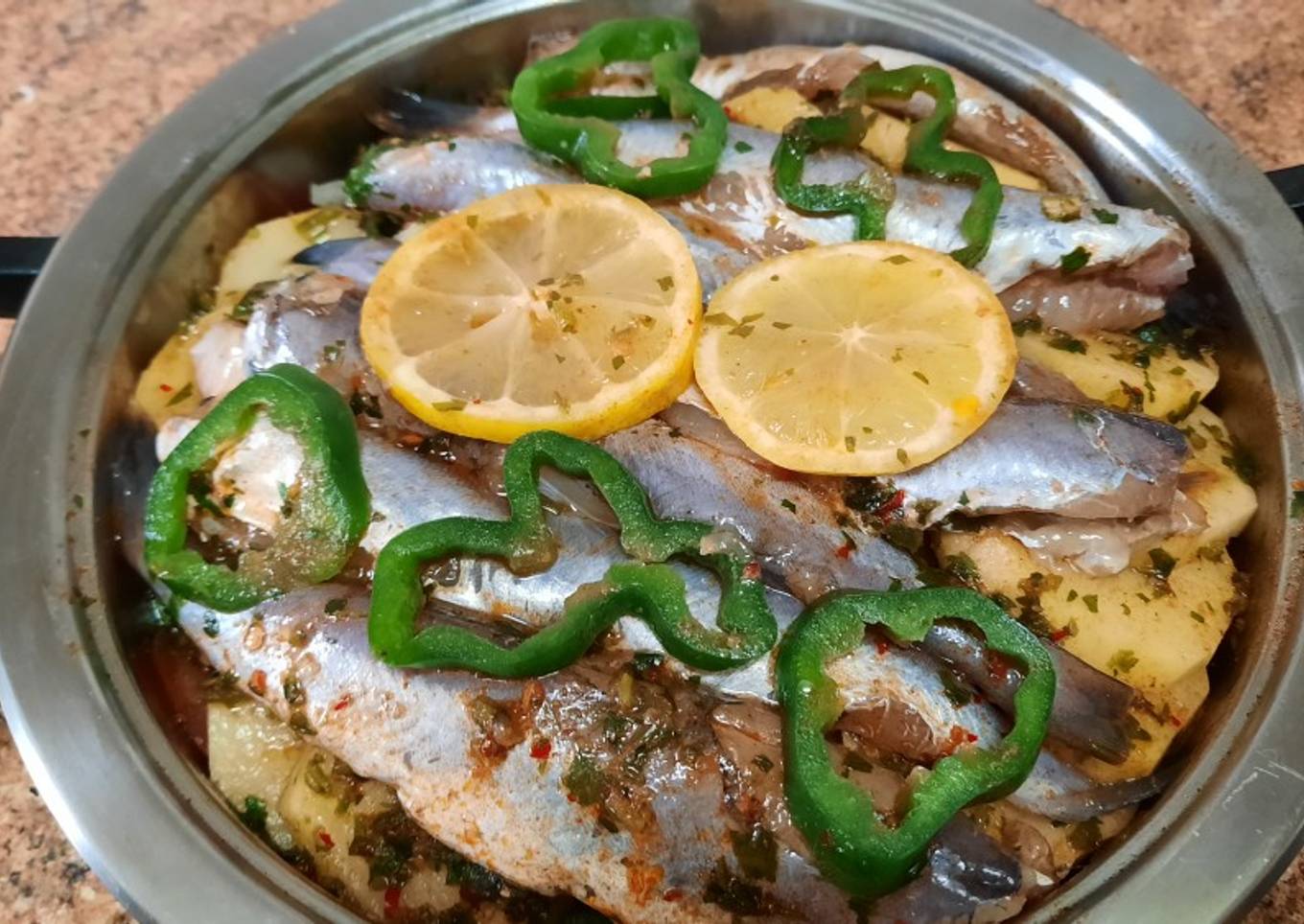 Tajín de pescado con verduras