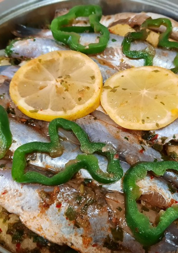 Una foto de Tajín de pescado con verduras