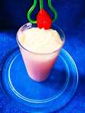 Strawberry milk shake
