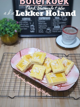 Langkah Gampang Membuat Resep Boterkoek/Dutch Buttercake 1 telur/Lekker Holand yang Lezat Anti Ribet, Sempurna