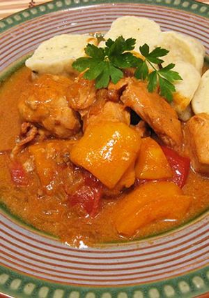 Una foto de Receta de Paprika Hendl