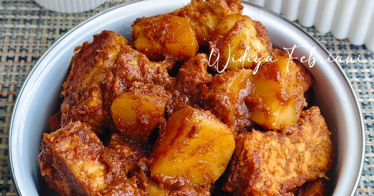 Rendang Kentang Tempe
