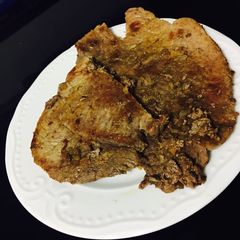 A picture of Pan grill beef steak.
